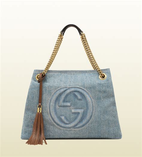 blue jean gucci purse|gucci accessory blue.